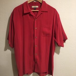 Tommy Bahama 100% silk button down shirt size M